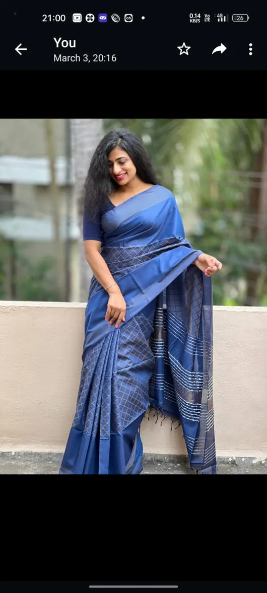Handwoven Katan Silk Saree